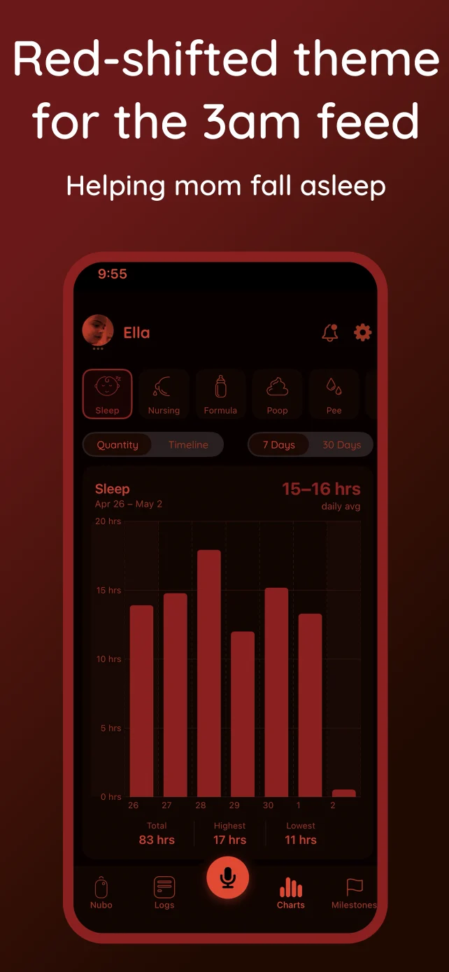 Nubo app screenshot: Midnight Ember